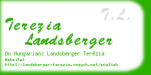 terezia landsberger business card
